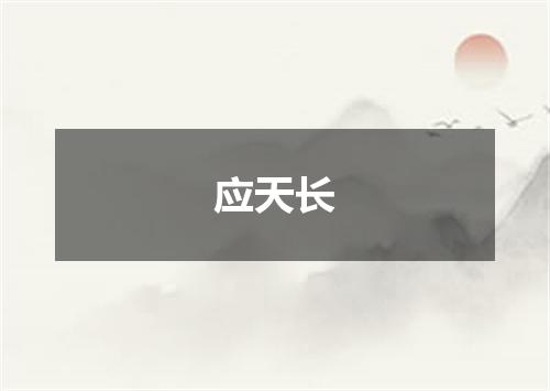 应天长