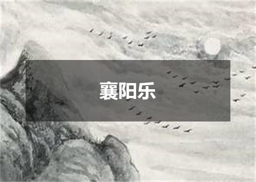 襄阳乐
