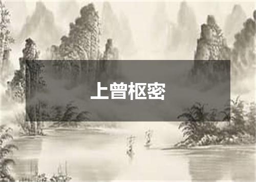 上曾枢密
