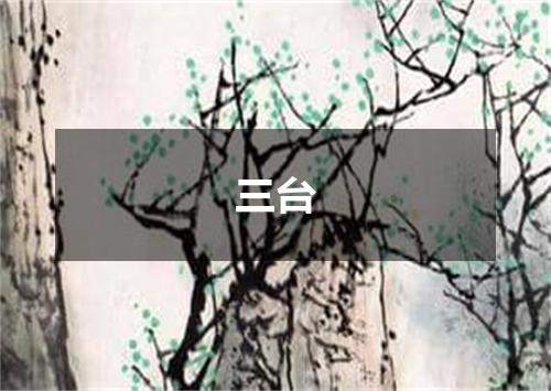 三台