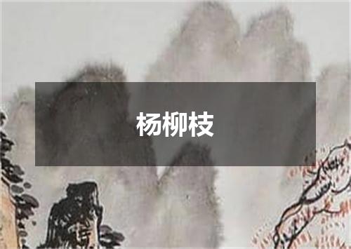 杨柳枝