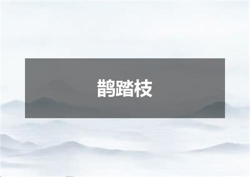 鹊踏枝