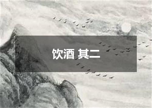 饮酒 其二