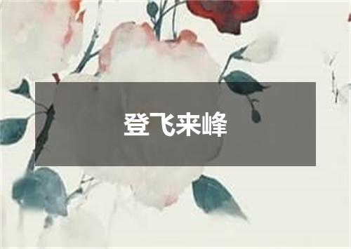 登飞来峰