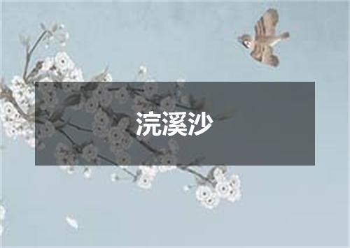 浣溪沙