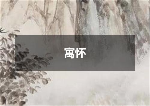 寓怀