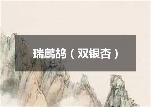 瑞鹧鸪（双银杏）