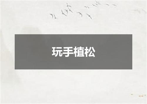 玩手植松
