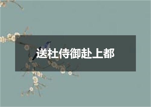送杜侍御赴上都