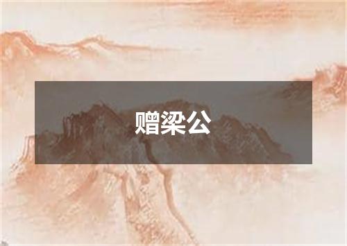 赠梁公