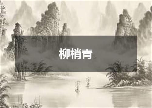 柳梢青