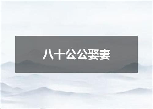 八十公公娶妻