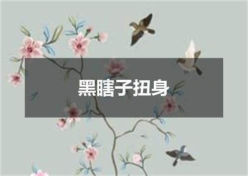 黑瞎子扭身