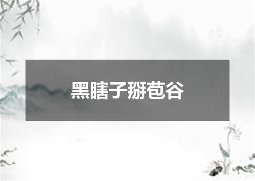 黑瞎子掰苞谷
