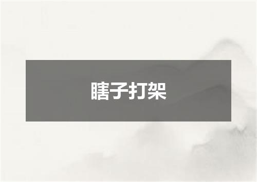瞎子打架