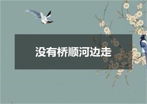 没有桥顺河边走