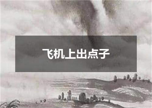 飞机上出点子