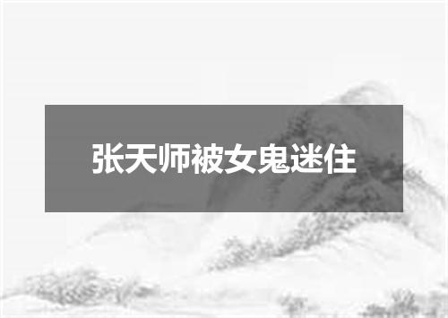 张天师被女鬼迷住