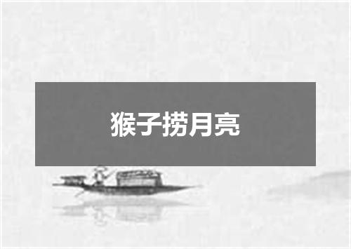 猴子捞月亮