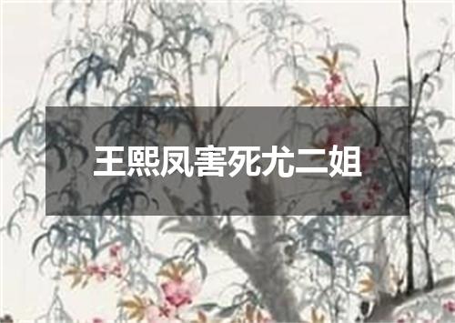 王熙凤害死尤二姐