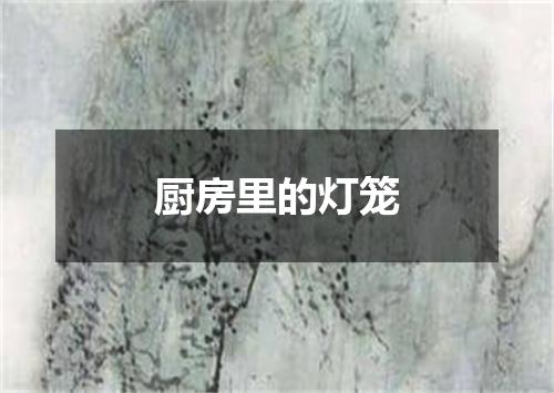 厨房里的灯笼