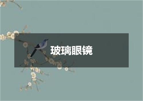 玻璃眼镜