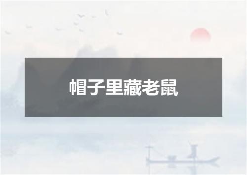 帽子里藏老鼠