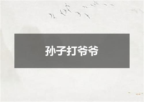 孙子打爷爷