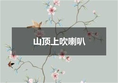 山顶上吹喇叭