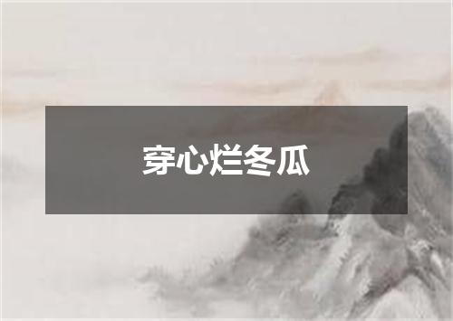 穿心烂冬瓜