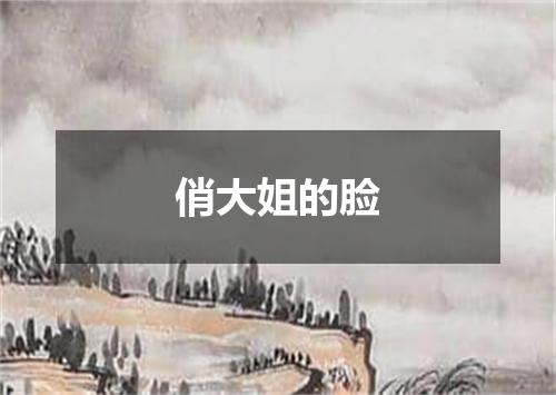 俏大姐的脸