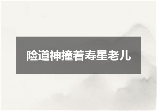 险道神撞着寿星老儿