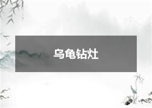 乌龟钻灶