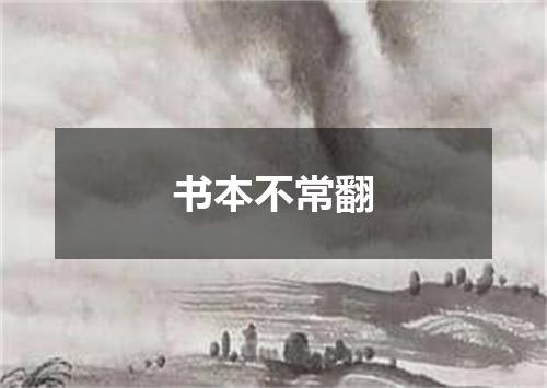 书本不常翻