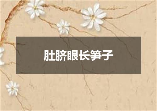 肚脐眼长笋子