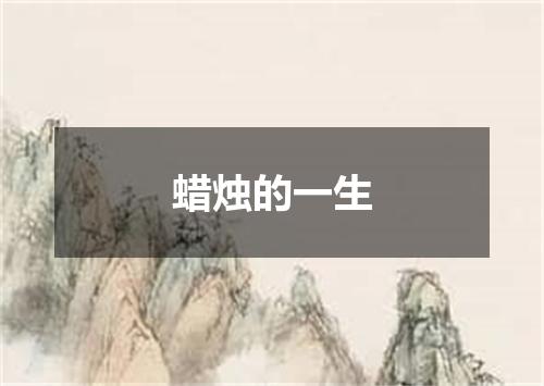 蜡烛的一生