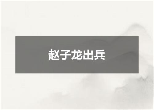 赵子龙出兵
