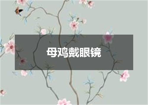 母鸡戴眼镜