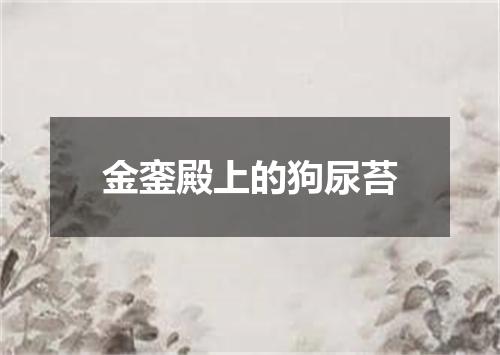 金銮殿上的狗尿苔