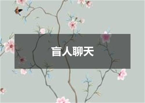 盲人聊天