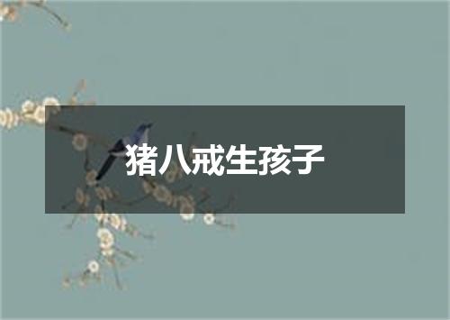 猪八戒生孩子