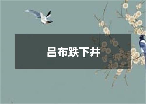 吕布跌下井
