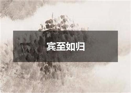 宾至如归